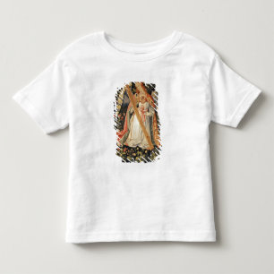 An angel carrying the cross toddler t-shirt