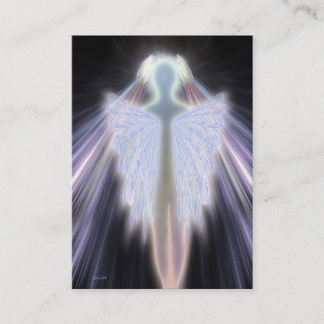 An Angel Gets Her Wings Business Card (Front)