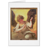 An Angel holding a Glass Flask (Front)