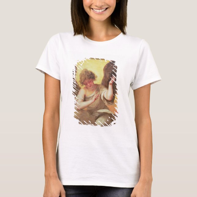 An Angel holding a Glass Flask T-Shirt (Front)
