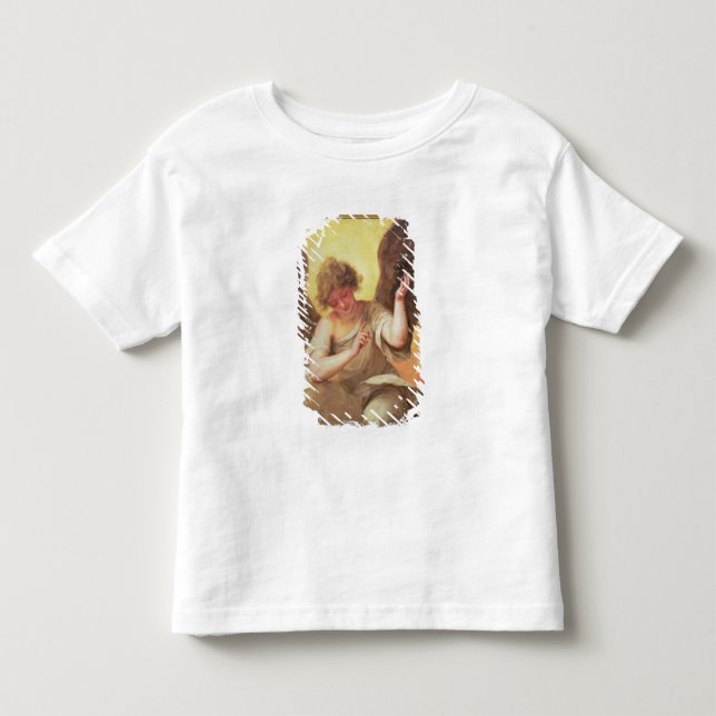 An Angel holding a Glass Flask Toddler T-shirt (Front)