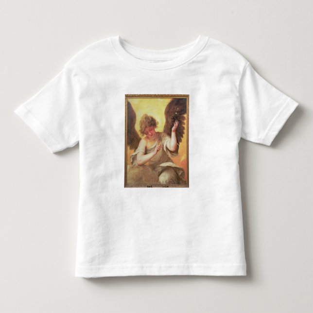 An Angel holding a Glass Flask Toddler T-shirt (Front)