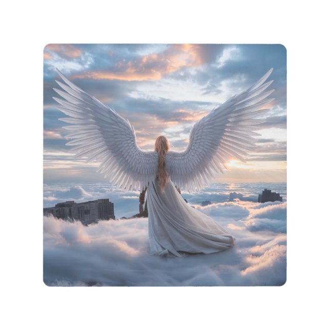 An Angel Metal Print (Front)