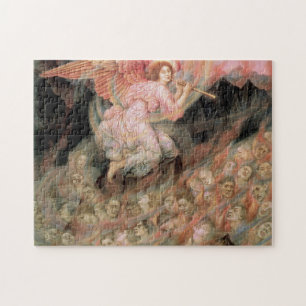 An Angel Piping to the Souls in Hell Jigsaw Puzzle