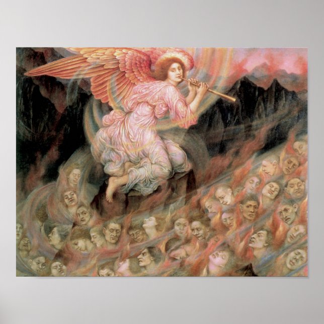 An Angel Piping to the Souls in Hell Poster (Front)