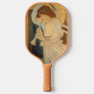 An Angel Playing a Flageolet By Burne Jones Pickleball Paddle
