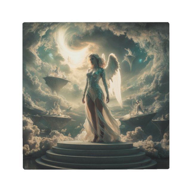 An Angelic Image Metal Print (Front)