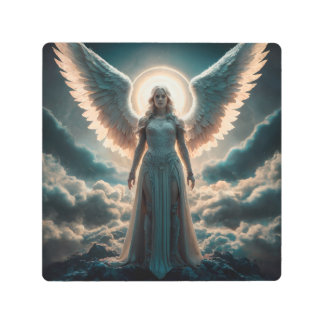 An Angelic Woman Metal Print