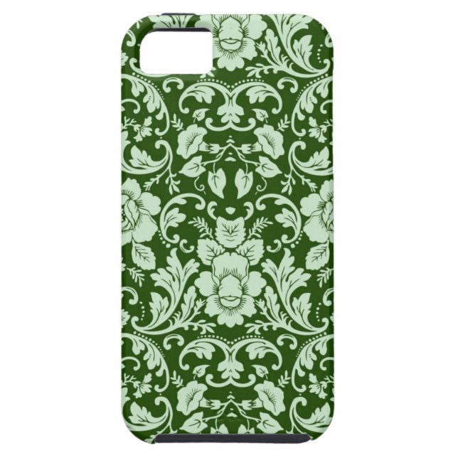 An antique floral damask Case-Mate iPhone case (Back)
