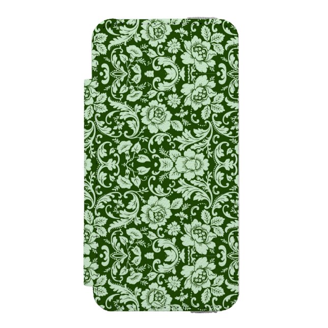 An antique floral damask incipio iPhone wallet case (Folio Front)