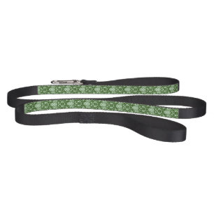 An antique floral damask pet leash