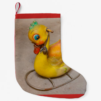 an antique rocking for children Christmas Stocking