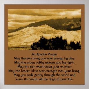 An Apache prayer Poster