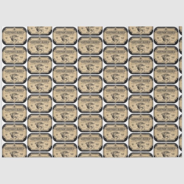 An Apothecary and Potion Label Series Design 14 Tissue Paper (Front)