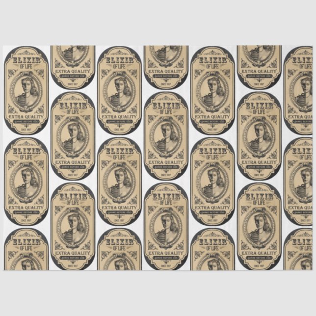 An Apothecary and Potion Label Series Design 17 Tissue Paper (Front)