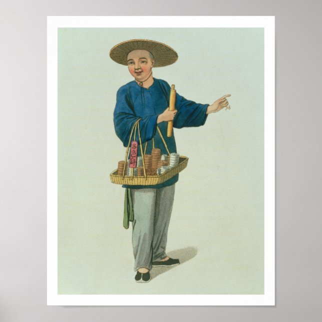 An Apothecary, plate 26 from 'The Costume of China Poster (Front)