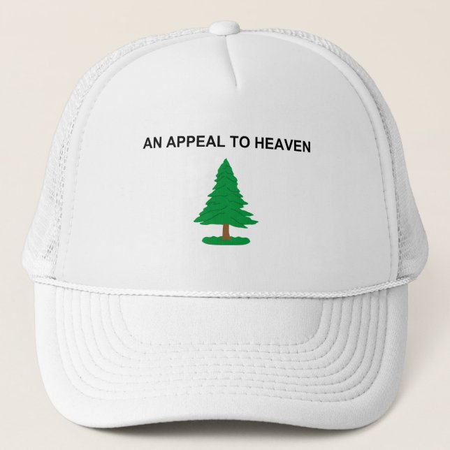 An Appeal To Heaven - 1775 G Washington Naval Flag Trucker Hat (Front)