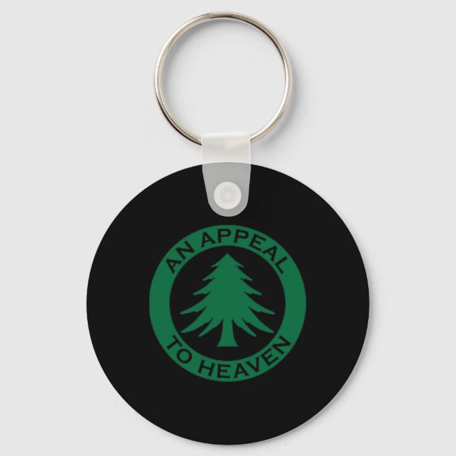 An Appeal To Heaven Flag Ne Tree Flag Roundel New  Keychain (Front)