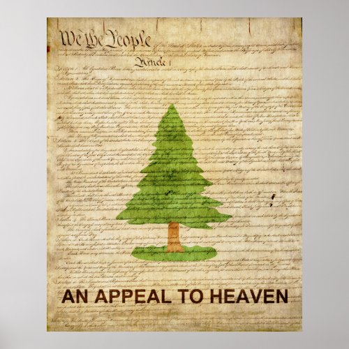An Appeal to Heaven Flag Poster