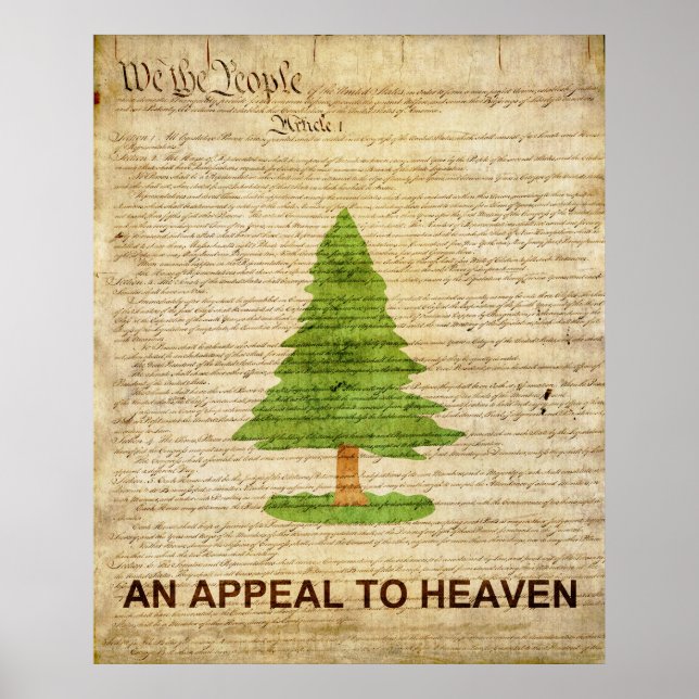 An Appeal to Heaven Flag Poster (Front)