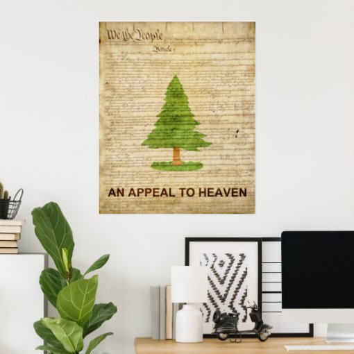 An Appeal To Heaven Flag Poster | Zazzle