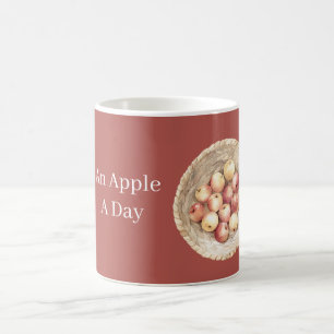 An Apple A Day Basket Coffee Mug
