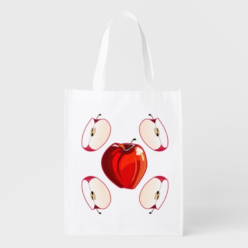 An Apple a Day Grocery Bag