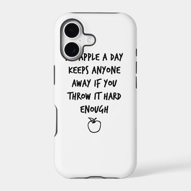An Apple A Day Iphone Case (Back)
