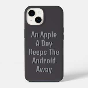 An Apple a Day Keeps the Android Away, Funny iPhone 14 Case