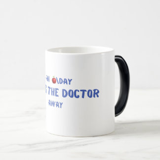 An Apple a Day Keeps The Doctor Away Color Morph Mug
