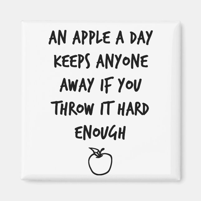 An Apple A Day Magnet (Front)