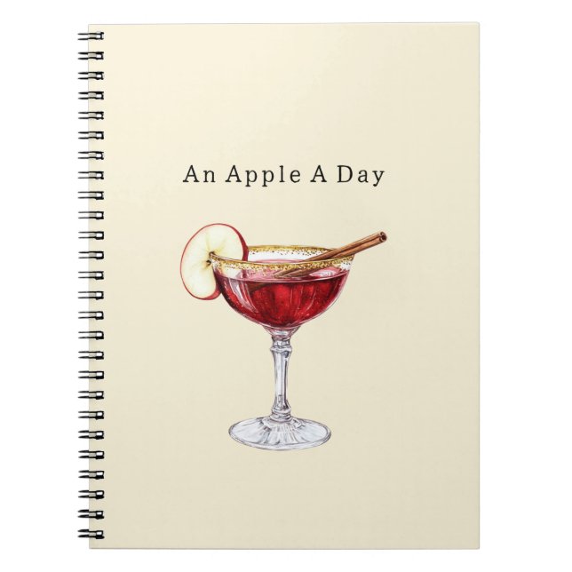 An Apple A Day   Notebook (Front)