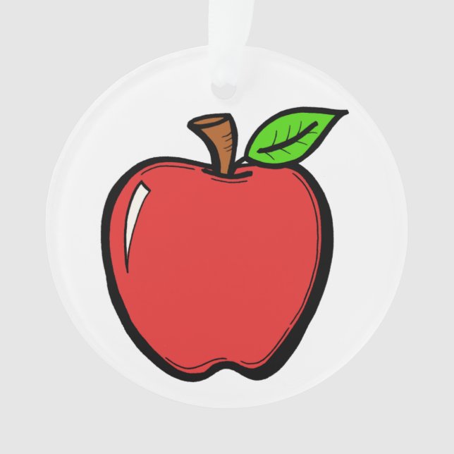An Apple for the Teacher - Ornament - SRF (Front)