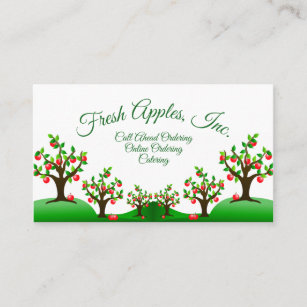 An Apple Orchard Business Card
