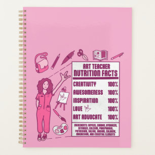 An Appreciation to Art Teachers - Perfect Gift  Planner