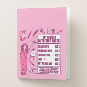 An Appreciation to Art Teachers - Perfect Gift Pocket Folder