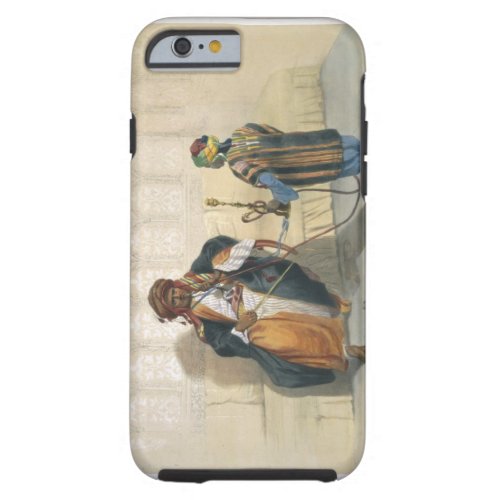 An Arab Sheikh Smoking illustration from The Val Tough iPhone 6 Case