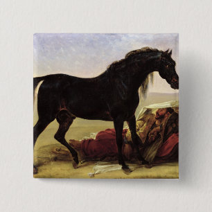 An Arabian Horse Button