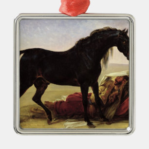 An Arabian Horse Metal Ornament