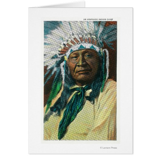 An Arapahoe Indian Chief PortraitColorado (Front)