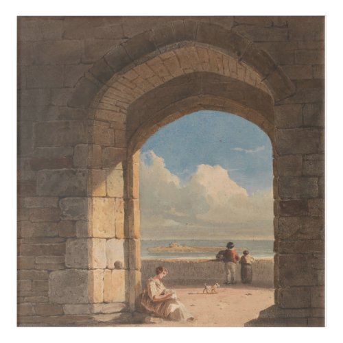 An Arch at Holy Island Northumberland Acrylic Print