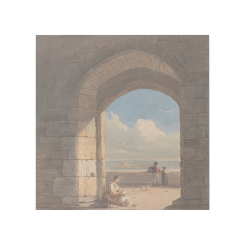 An Arch at Holy Island Northumberland Gallery Wrap