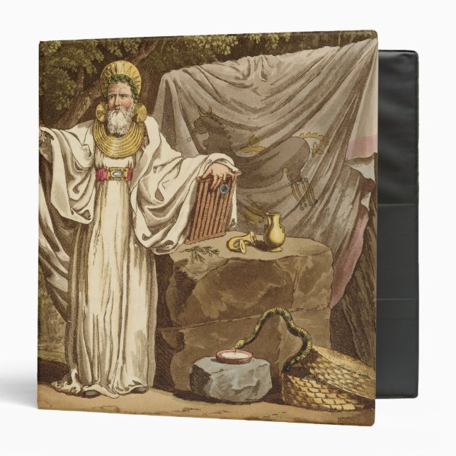 An Arch Druid in his Judicial Habit, engraved by R Binder (Front/Inside)