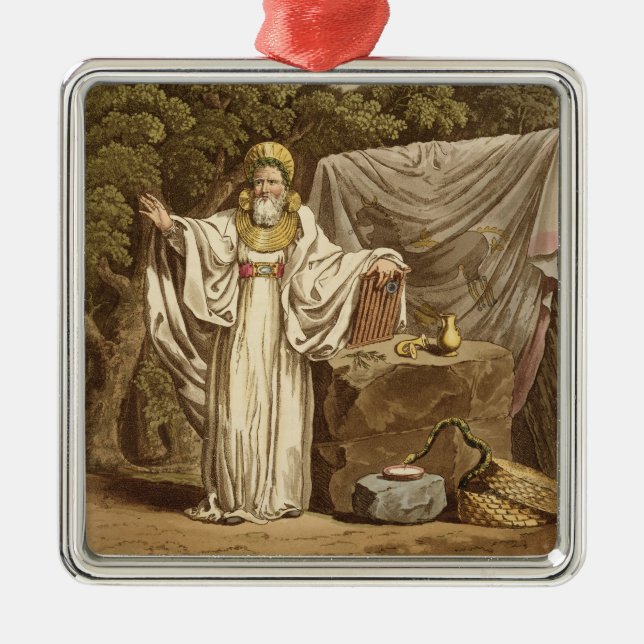 An Arch Druid in his Judicial Habit, engraved by R Metal Ornament (Front)