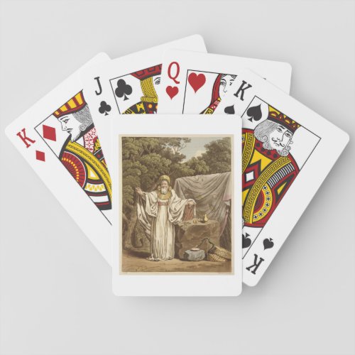 An Arch Druid in his Judicial Habit engraved by R Playing Cards