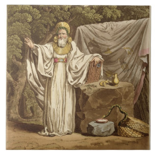 An Arch Druid in his Judicial Habit, engraved by R Tile