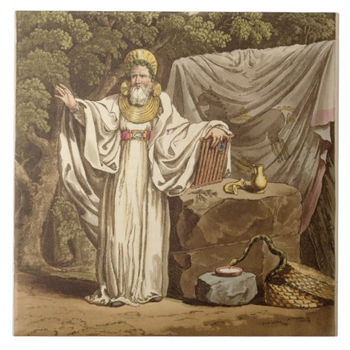 An Arch Druid in his Judicial Habit engraved by R Tile