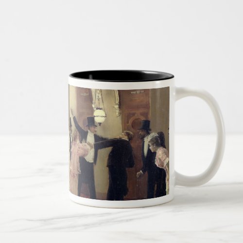 An Argument in the Corridors of the Opera 1889 Two_Tone Coffee Mug