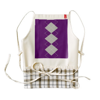 An Argyle Pattern 4 Zazzle HEART Apron