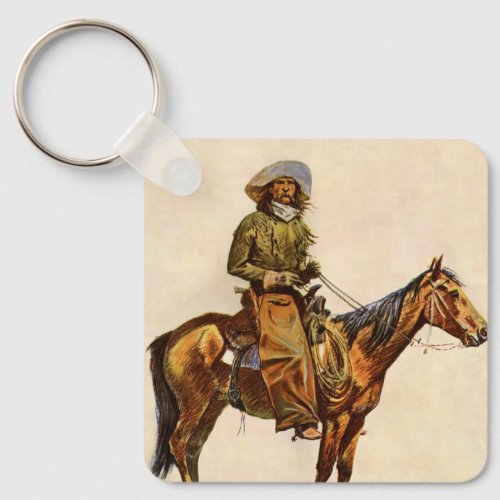 An Arizona Cowboy by Remington Vintage Western Keychain